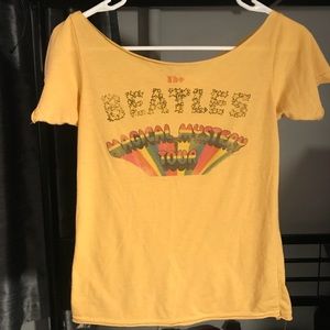 The Beatles Off the Shoulder T-Shirt